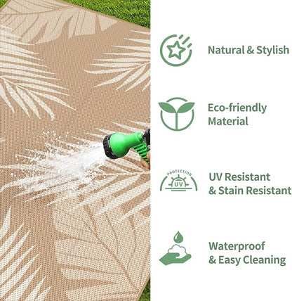 GENIMO Outdoor Rug 10' x 14' Waterproof - Image 5