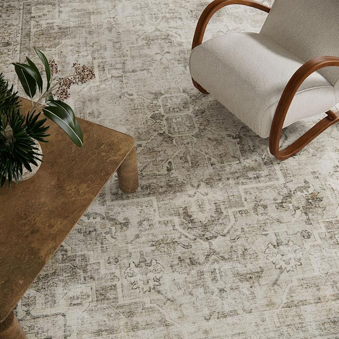 Washable Area Rugs for Living Room: 8x10 Bedroom Area Rugs Boho Vintage Rugs - Image 3