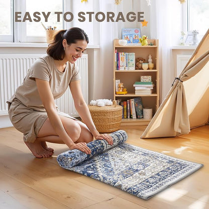 zesthome 4x10 Runner Rug, Washable Hallway Runner Rug - Image 9