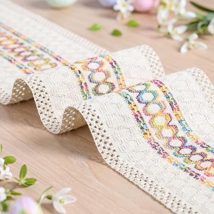 Artoid Mode Colorful Farmhouse Rustic Table Runner 12x48 Inch | Holiday Hollow - Image 6