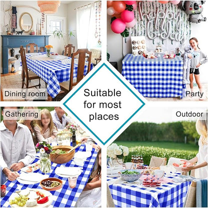 Checkered Tablecloth Square, 30 x 30 Inch - Image 2