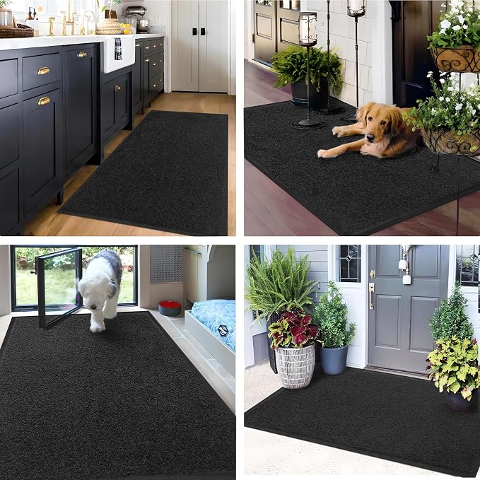 Mibao Super Absorbent Front Door Mat, Non-Slip Washable Indoor Doormats - Image 8