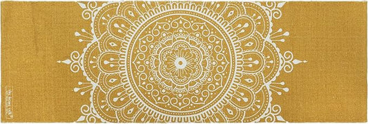 Hand Woven 100% Cotton Yoga Mat- Thick Handloom Made in India- by TheHomeTalk