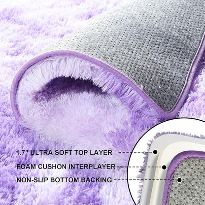 4x6 Rugs for Bedroom, Fluffy Area Rugs for Living Room, Small Fuzzy Shag Soft - Image 3