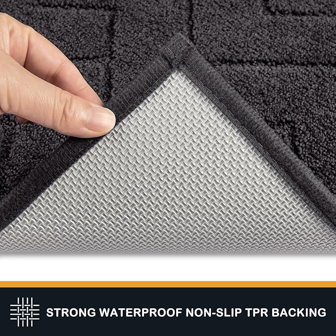 PURRUGS Dirt Trapping Door Mat 24" x 84", Non-Slip Machine Washable Entry Rug - Image 4