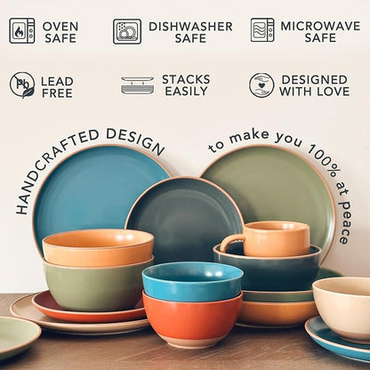 Mora Ceramic Artisan Matte Bowls - Image 4