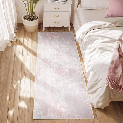 RELEANY Washable Area Rugs 2'x10' Non-Slip Modern Abstract Soft - Image 5
