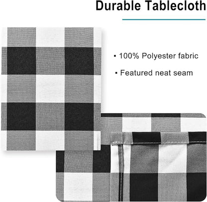 60 x 102 Inch Checkered Tablecloth Rectangle - Image 4