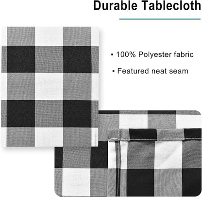 Checkered Square Tablecloth - Image 4