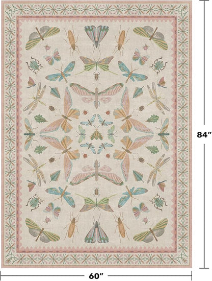 Hazo Haus Butterfly Area Rugs 5x7 - Image 2