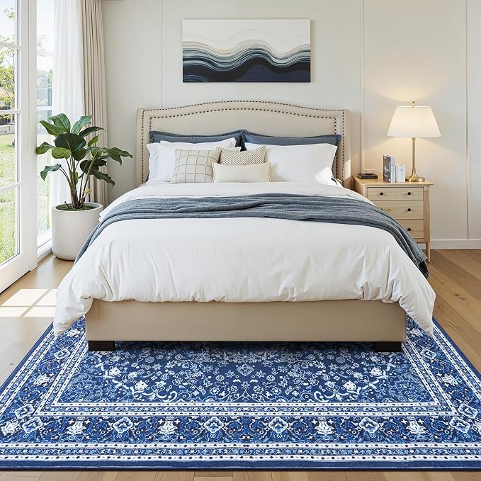 Lofus 6x9 Area Rugs for Living Room, Machine Washable Non-Slip Area Rug - Image 3