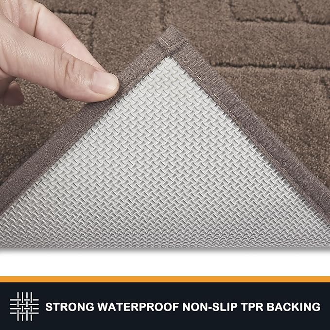 PURRUGS Dirt Trapping Door Mat 24" x 70", Non-Slip Machine Washable Entry Rug - Image 6