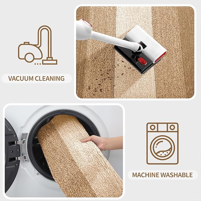 Kitinjoy Indoor Outdoor Door Mat, 47x24 Non-Slip Absorbent Dirt Trapper - Image 5