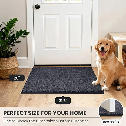 PURRUGS Dirt Trapping Door Mat 20" x 31.5", Non-Slip Machine Washable Entryway - Image 8
