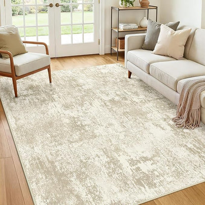 RELEANY Washable Area Rugs 9'x12' Non-Slip Modern Abstract Soft - Image 8