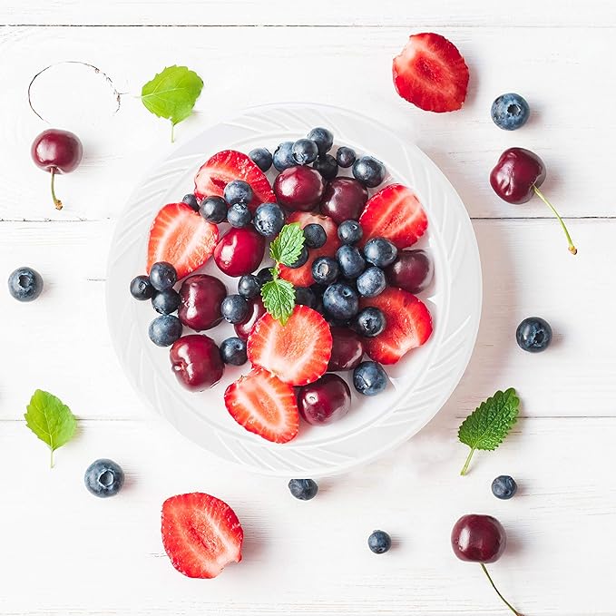 800 Count Disposable 6 Inch White Plastic Dessert Plates - Image 6