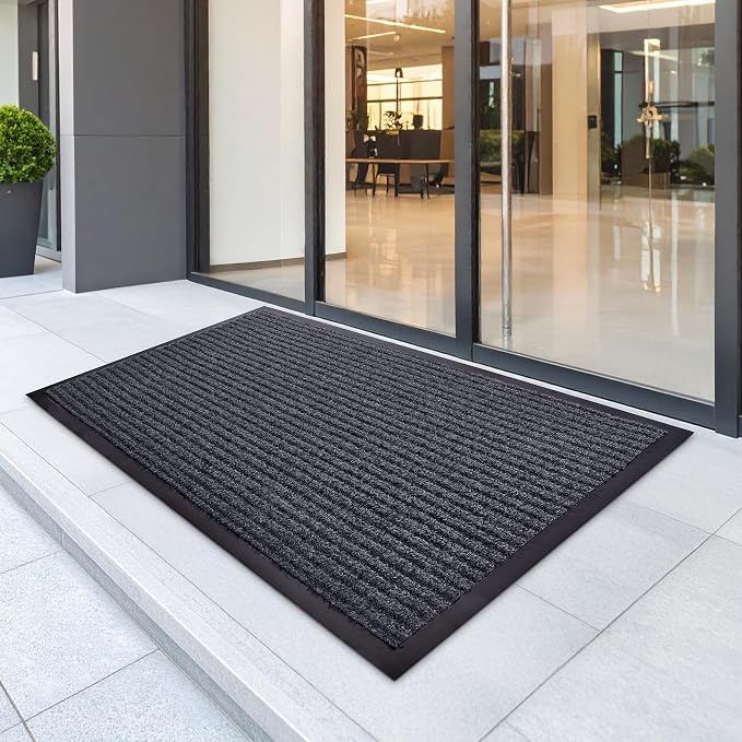 Commercial Door Mat 4'x16' Grey, Heavy Duty Industrial Floor Mat - Image 9