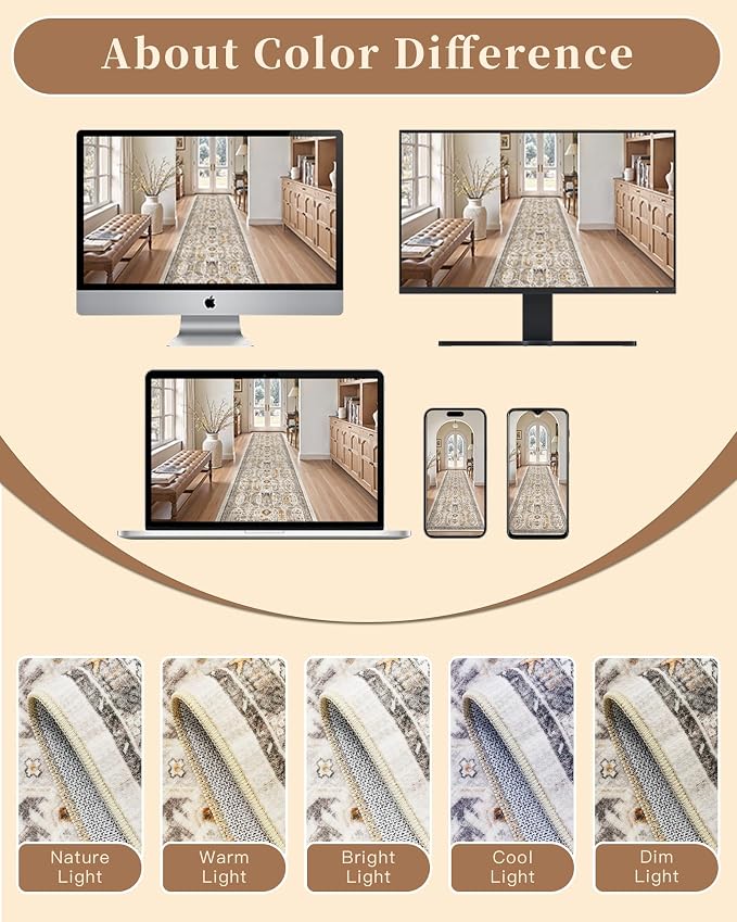 Madane Washable Runner Rug - Image 9
