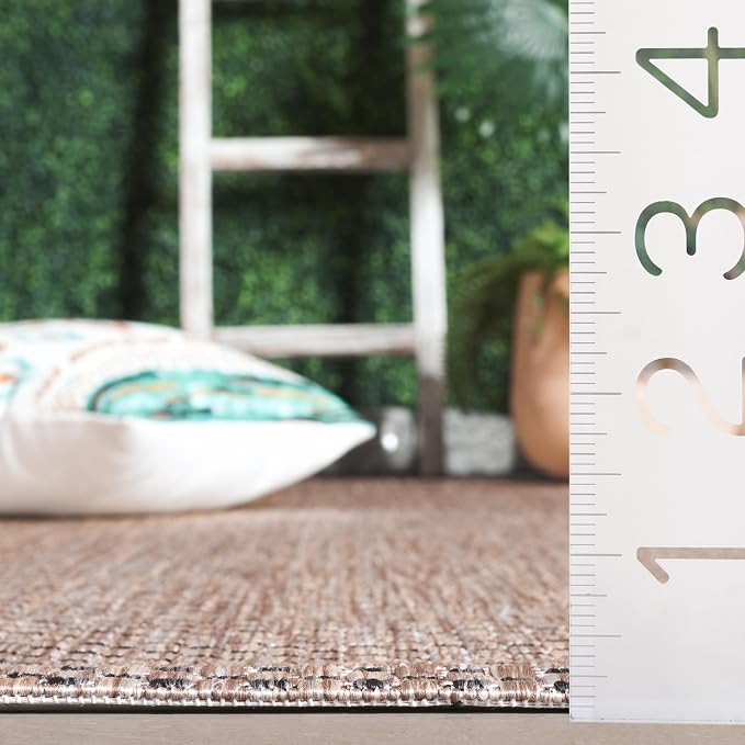 SAFAVIEH Courtyard Collection 2'3" x 18' Natural/Black CY8521 Indoor/ Outside - Image 5