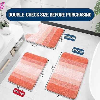 OLANLY Bathroom Runner Rugs Mat 59x24, Extra Soft Absorbent Microfiber Bath Rugs - Image 2