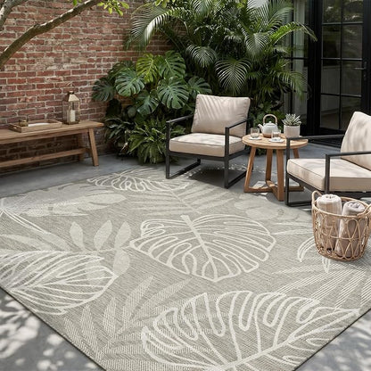 MontVoo-Outdoor Rug-Patio Rug 5x7 ft Polypropylene Indoor Outdoor Rugs Outdoor by MontVoo