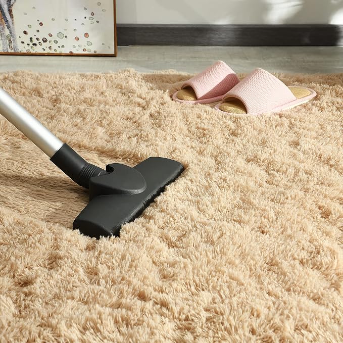 Andecor Soft Fluffy Bedroom Rugs, 8 x 10 Feet Indoor Shaggy Plush Area Rug - Image 7
