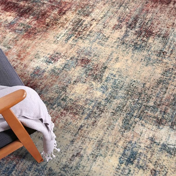 IOHOUZE Abstract Runner Rug 3x20 Ft Extra Long Washable Runners - Image 7