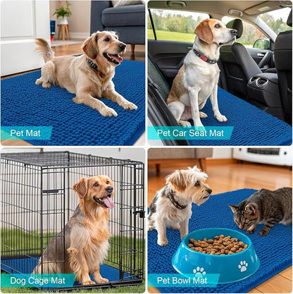 OLANLY Dog Door Mat for Muddy Paws 59x20, Absorbs Moisture and Dirt, Absorbent - Image 7