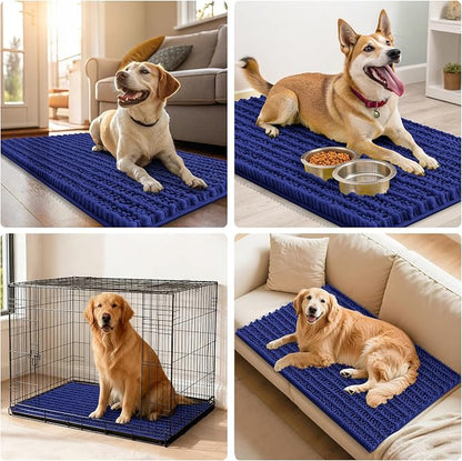 Smiry Dog Door Mat for Muddy Paws 70x24, Absorbent Dirt Trapper, Non-Slip - Image 7