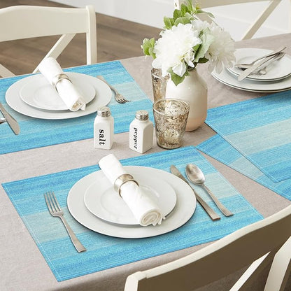 Placemats, Placemats Set of 4 Washable Place Mats, Heat Resistant Table Mats - Image 2