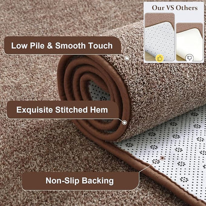 Keeko 4x6 Area Rugs for Living Room, Soft Modern Memory Foam Bedroom Rug - Image 5
