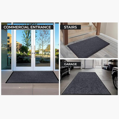 Commercial Door Mat 4'x16' Grey, Heavy Duty Industrial Floor Mat - Image 8