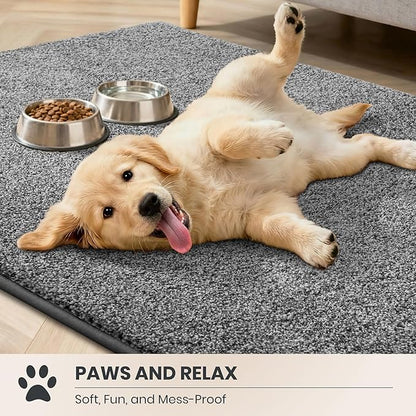 PURRUGS Dirt Trapping Door Mat 34" x 59", Non-Slip Machine Washable Entryway Rug - Image 3