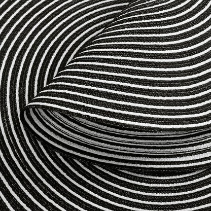 SHACOS 15 inch Round Braided Placemats Set of 6 Non Slip Washable Fabric - Image 2