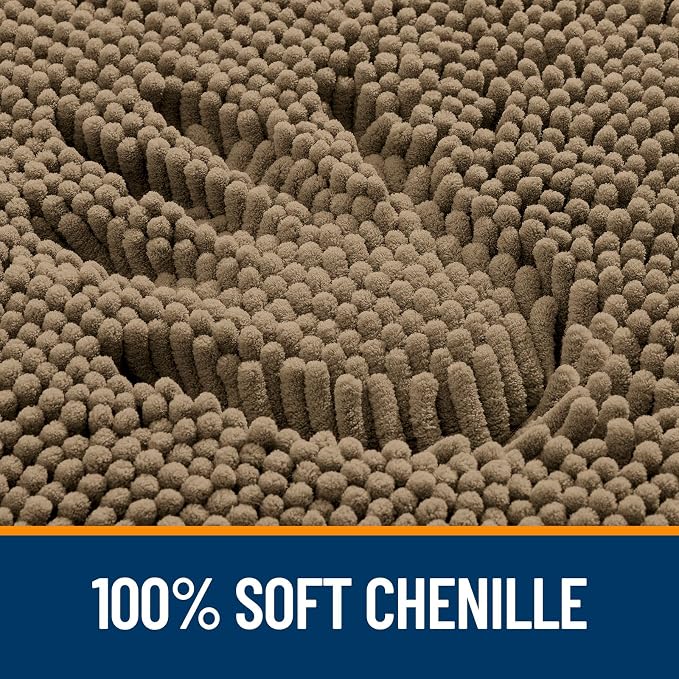 OLANLY Large Bathroom Rugs 40x24, Extra Soft Absorbent Chenille Bath Rugs - Image 3