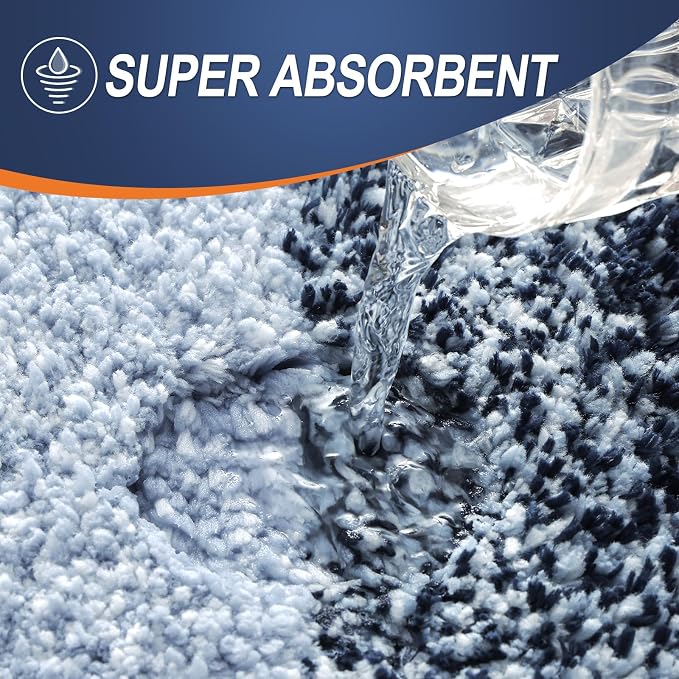 OLANLY Bathroom Rugs Mat 30x20, Extra Soft Absorbent Microfiber Bath Rugs - Image 4
