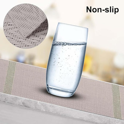 Aofmee Placemats, Placemats Set of 6, Heat Resistant Place Mats, Washable PVC - Image 4