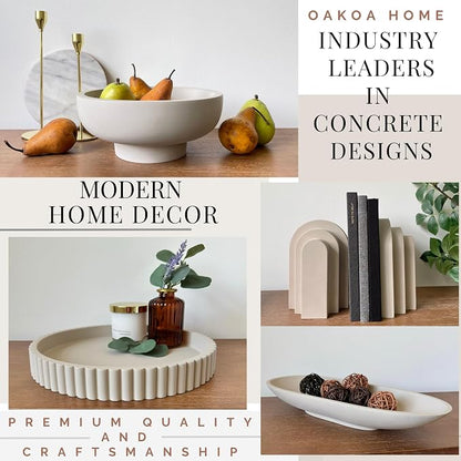OAKOA Modern Fruit Bowl for Kitchen Counter - Image 3