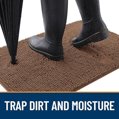 OLANLY Dog Door Mat for Muddy Paws 35x24, Absorbs Moisture and Dirt, Absorbent - Image 2
