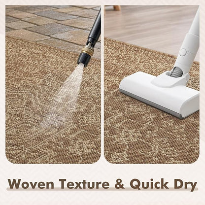 MontVoo-Outdoor Rug-Patio Rug 4x6 ft Polypropylene Indoor Outdoor Rugs Carpet - Image 6