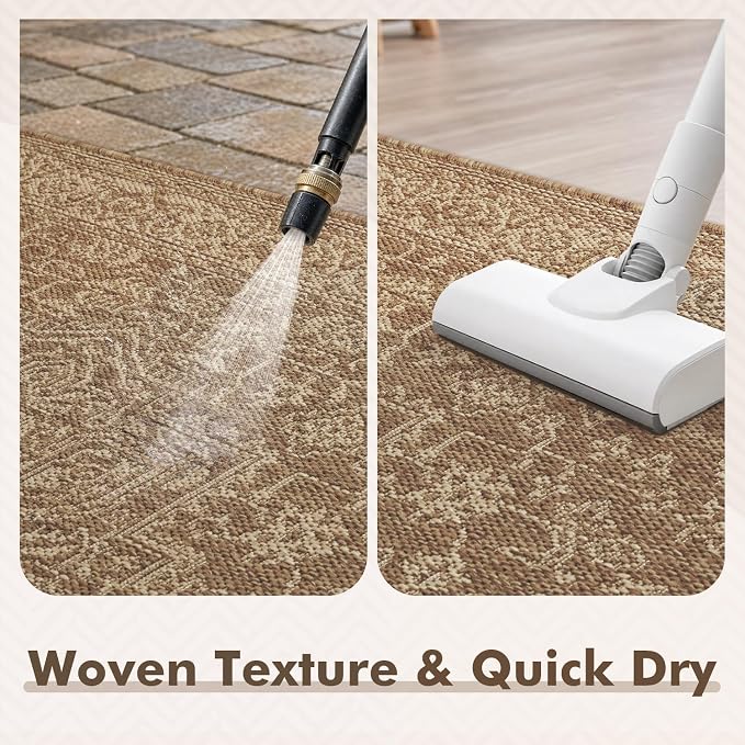 MontVoo-3x5 Outdoor Rug Porch Entryway Rug-Polypropylene Indoor Outdoor Rugs - Image 6