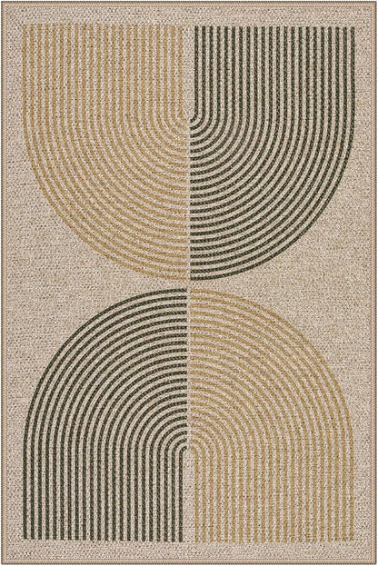Lahome Enfys Rainbow Easy Jute Rug, 2x3 Entryway Rug Indoor Outdoor Front Door - Image 7