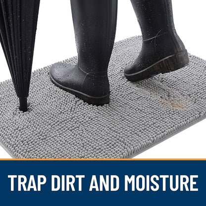 OLANLY Dog Door Mat for Muddy Paws 47x17, Absorbs Moisture and Dirt, Absorbent - Image 2