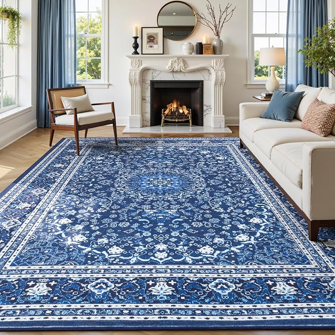 Lofus 8x10 Area Rugs for Living Room, Machine Washable Non-Slip Area Rug - Image 8