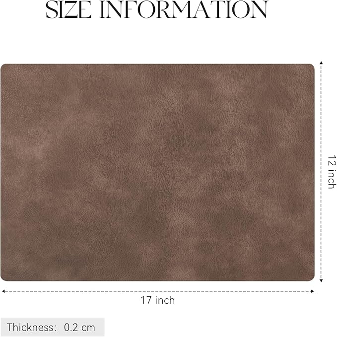 MOSAYT Vinyl Placemats Set of 4-12 X 17 Inch - Image 7