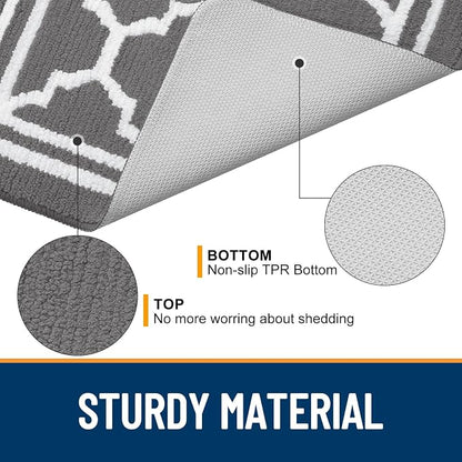 Buganda Runner Indoor Door Mat, Dirt-Resistant and Absorbent Doormat, Low - Image 4