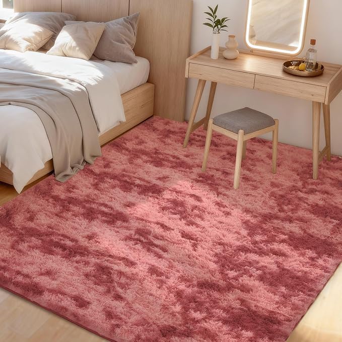Litanika 8x10 Fluffy Shag Faux Fur Area Rug - Image 2