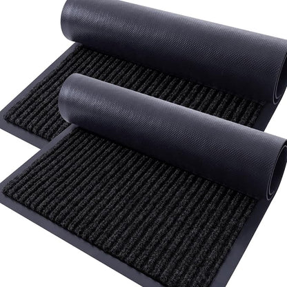 OLANLY Front Door Mat Indoor Outdoor Entrance, Waterproof Heavy Duty Doormat by OLANLY
