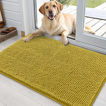 OLANLY Dog Door Mat for Muddy Paws 36x24, Absorbs Moisture and Dirt, Absorbent by OLANLY