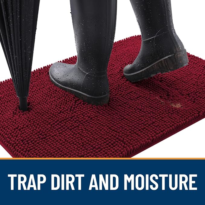 OLANLY Dog Door Mat for Muddy Paws 70x24, Absorbs Moisture and Dirt, Absorbent - Image 2